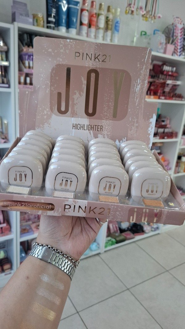 Producto - Iluminador en polvo individual JOY pink 21