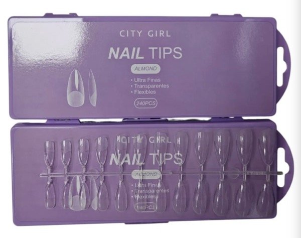 Producto - Tips Almendra city girl x240pcs