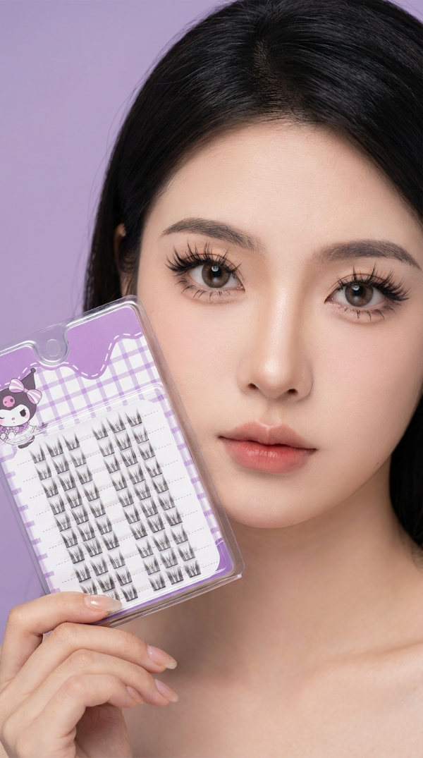 Producto - Set Individual Kuromi Manga Lashes Natural
