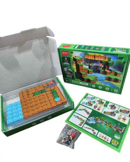 Producto - Cubos imantados x 87 piezas y 1 muñeco para armar (completa 90 piezas)