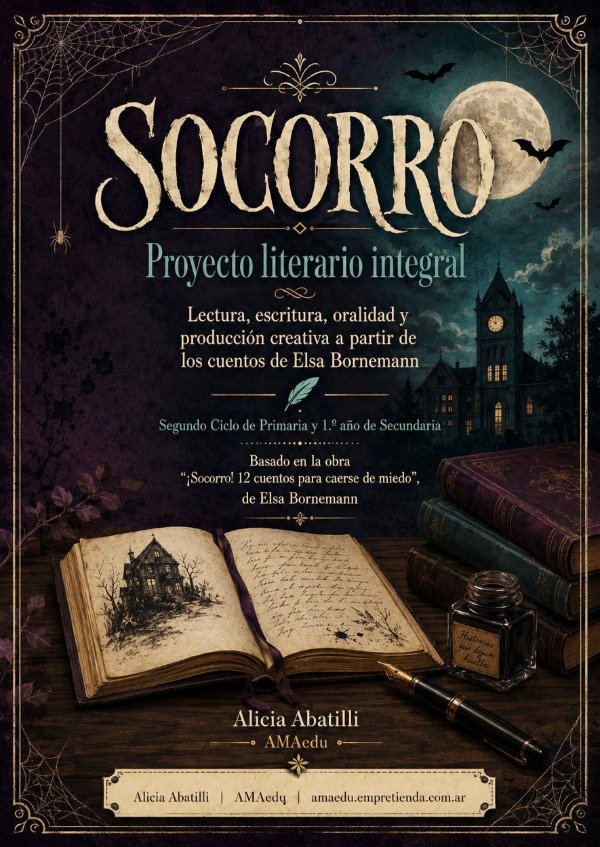 Producto - Lectura SOCORRO: 12 CUENTOS DE MIEDO (Segundo Ciclo)