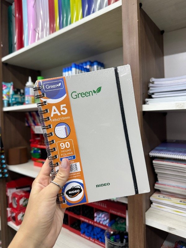 Producto - Cuaderno Green 3 Cuadriculado A5