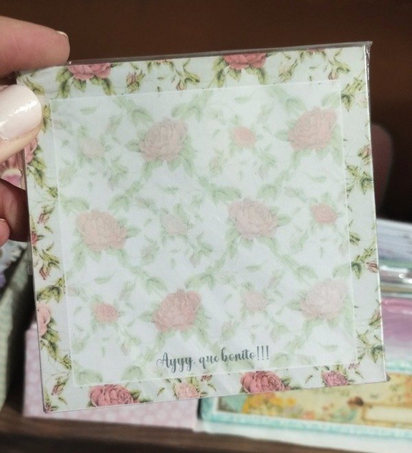 Producto - Notitas 10x10 Floral - 3
