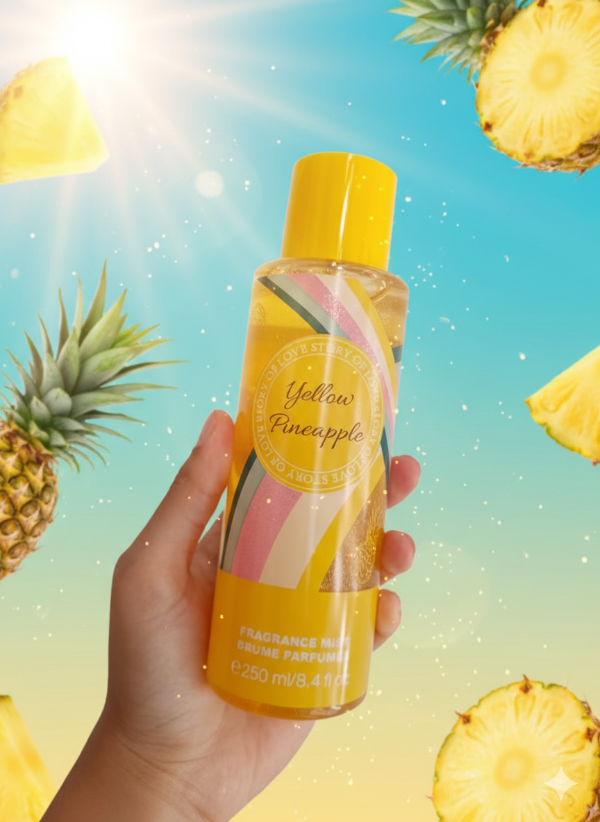 Producto - Perfume Glitter story love Yellow  pineaple