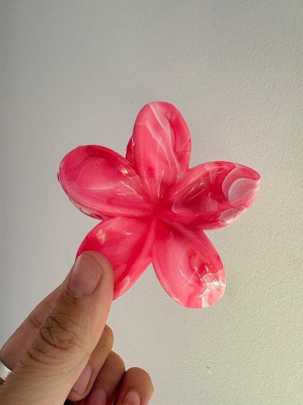 Producto - Broche flor rosa