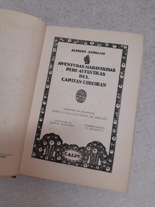 Producto - Aventuras Del Capitán Corcoran - Alfredo Assollant - Calpe argentina - 4