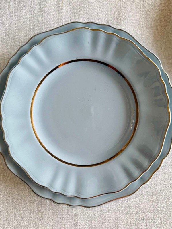 Producto - Juego de 6 platos de entrada Celeste Meakin