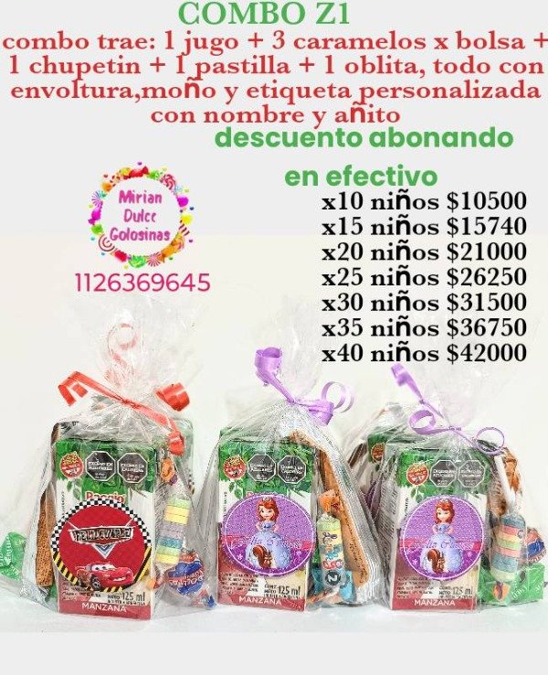 Producto - Combo rayo mcQueen z1