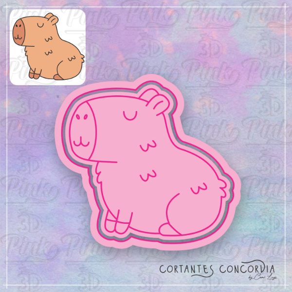 Producto - Carpincho capibara sentado M2