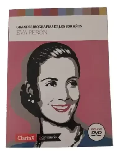 Producto - Grandes Biografias De Los 200 Años Eva Peron Clarin Con Dvd