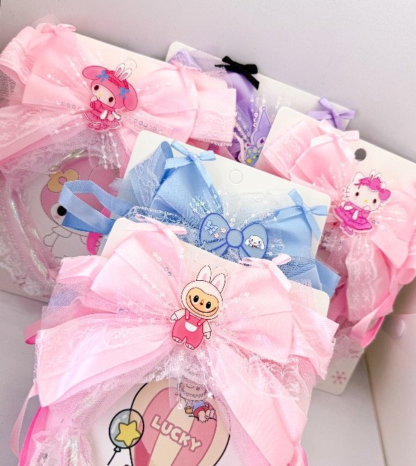 Producto - Vinchas con moño surtido pack x12u (WA021)