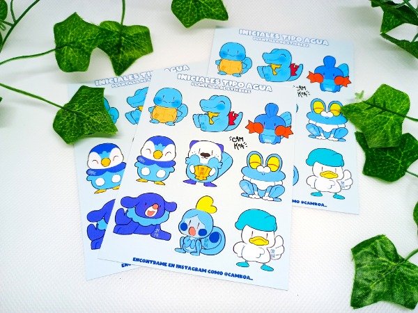 Producto - Iniciales Tipo Agua
