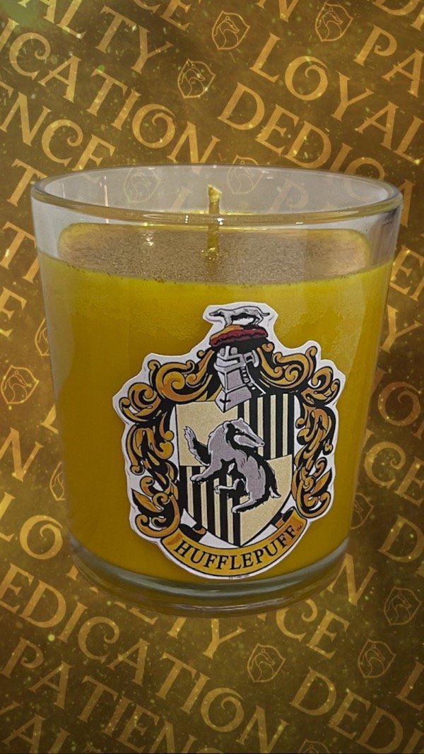 Producto - Vela HUFFLEPUFF
