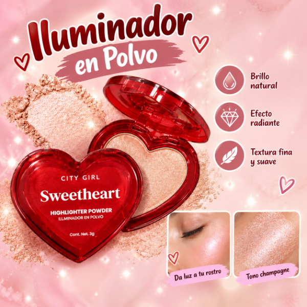 Producto - Iluminador en Polvo Champagne CITY GIRL
