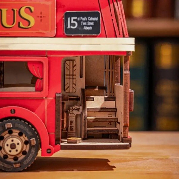 Producto - Robotime Rolife Colectivo Turístico de Londres (London Tour Bus) TGM02 - 3