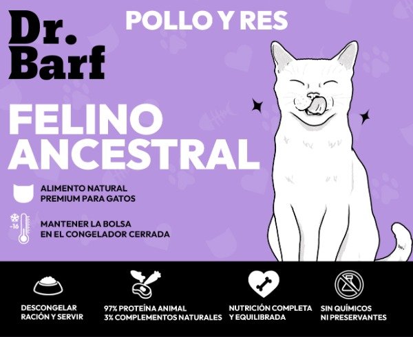 Producto - DR.BARF Felino Ancestral 5kg (Para Gatos)
