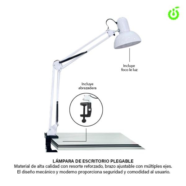 Producto - Lampara articulada con foco Cherimoya