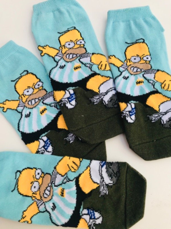 Producto - Soquetes Premium Adultos Argentina Homero - 1