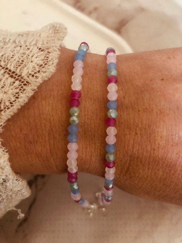 Producto - Pulse Swarovski multicolores pasteles Plata