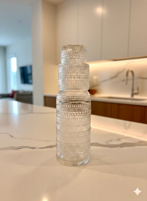 Producto - Botella capri con vaso