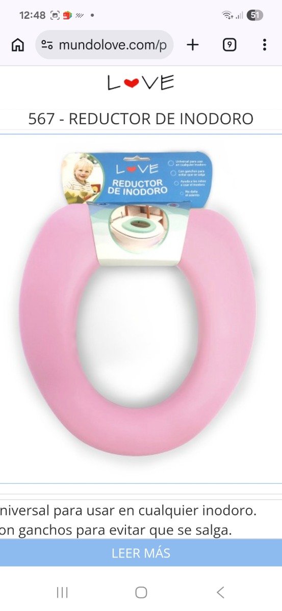 Producto - Reductor de inodoro 567 Love