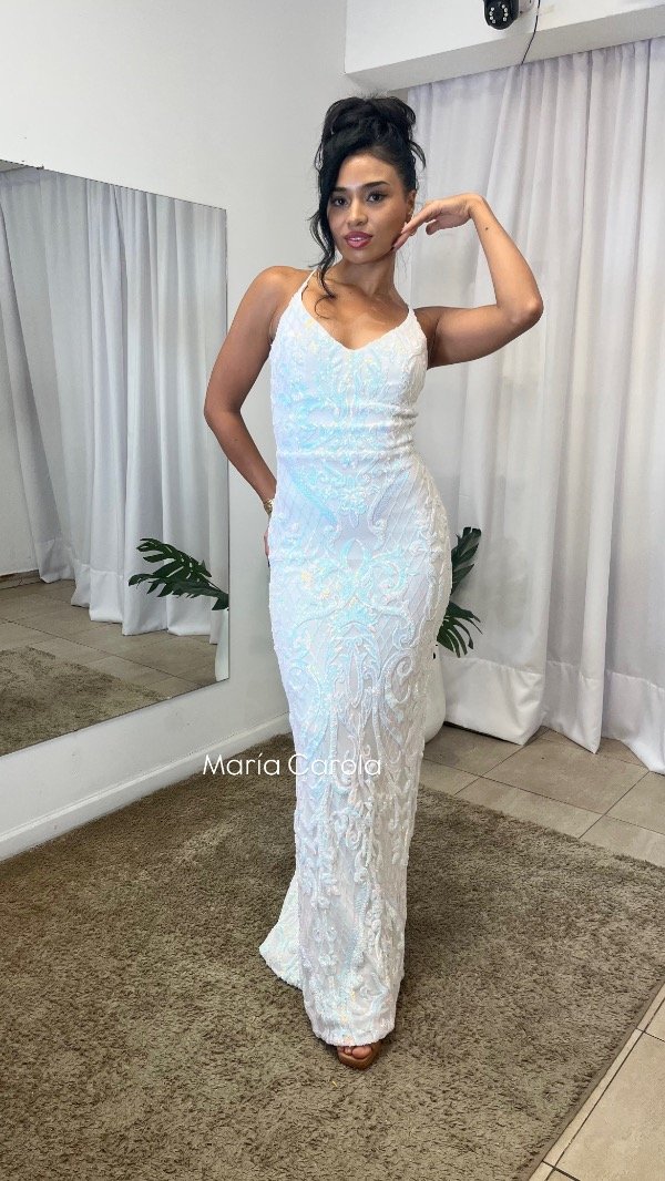 Producto - VESTIDO CRISTAL BLANCO TORN.