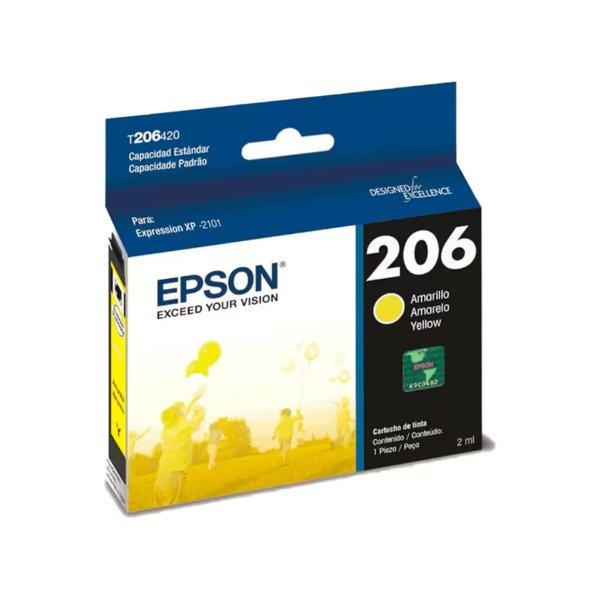 Producto - Epson T206420-AL - Amarillo - 2 ml - Para XP-2101