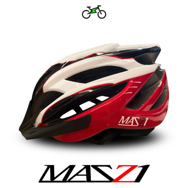 Producto - Casco Mazzi WX-022 - Ultra Liviano (190g) con Luz LED de Seguridad