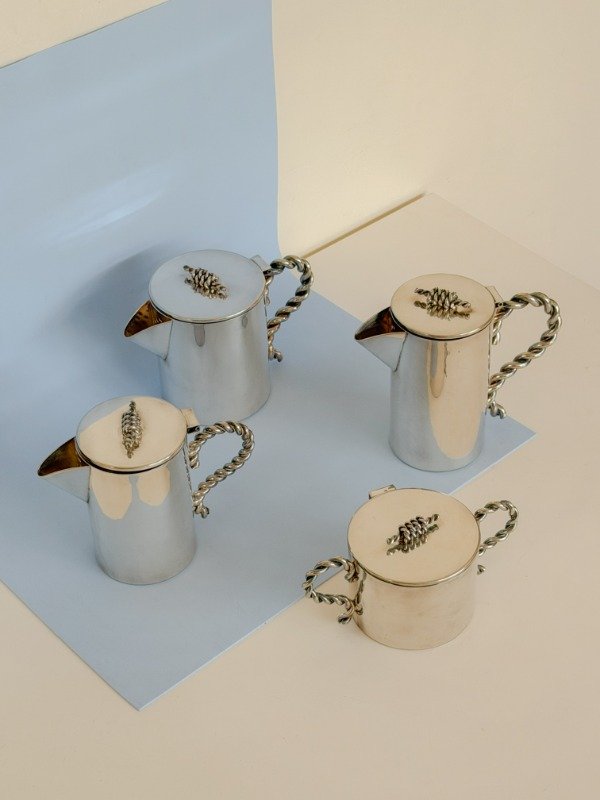 Producto - 1960 Servicio de Cafe de Plata tipo Gucci - 0