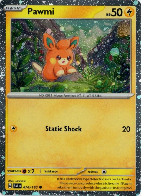 Producto - Pawmi - 074/193 - Paldea Evolved Cosmos HOLO Promo