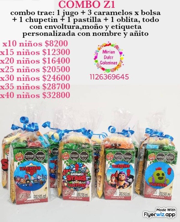 Producto - Combo Brawl stars z1