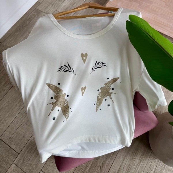 Producto - Remera estampada aves 7789 - 0
