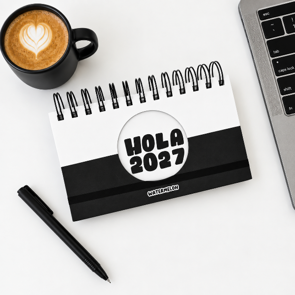 Producto - AGENDA BLACK AND WHITE - Pocket NEUTRA - 0