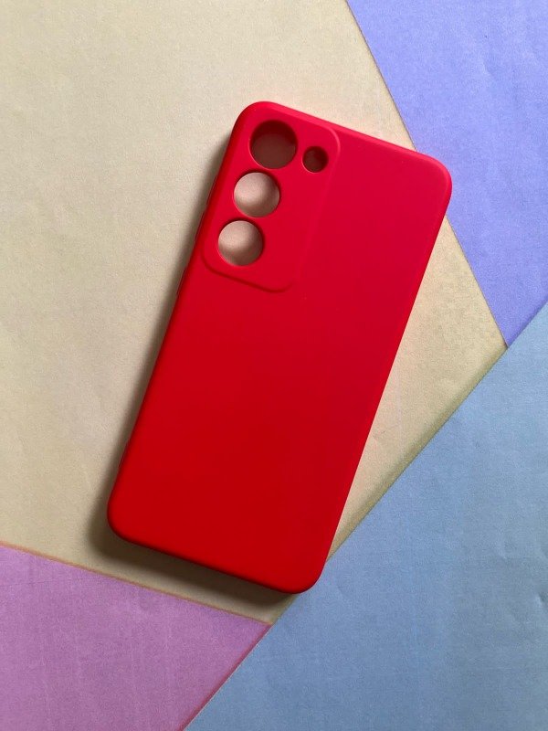 Producto - Funda Silicone Case Roja Samsung S23