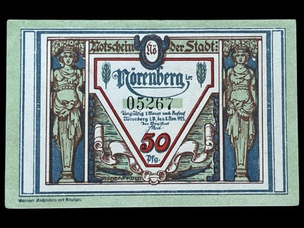 Producto - Alemania - Norenberg (1921) 50 Pfennig