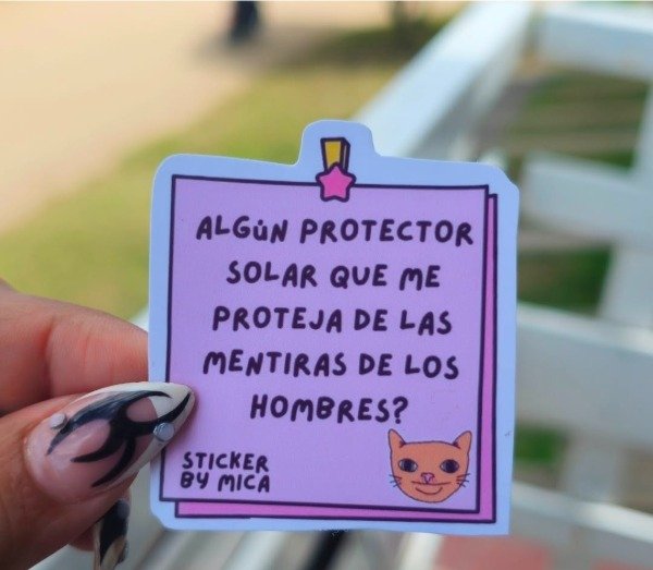 Producto - Sticker algun protector solar