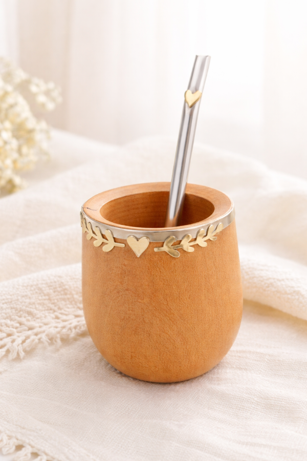 Producto - Mate Hojita Corazón