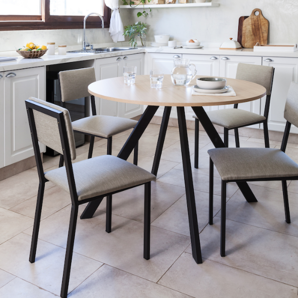 Producto - Mesa Redonda 110x83cm Silcar Nilo