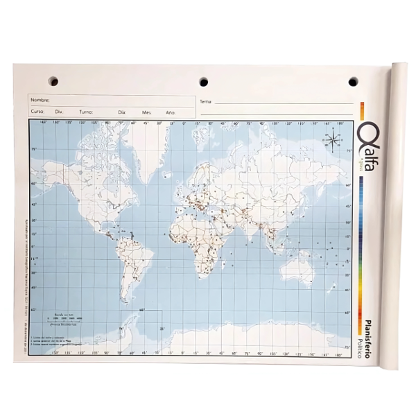 Producto - MAPA LAPRIDA N3 PLANISFERIO POLITICO