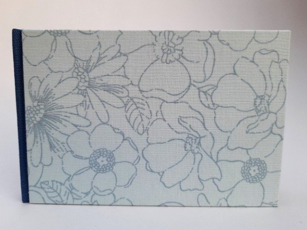 Producto - Cuaderno Celeste Flowers - 0