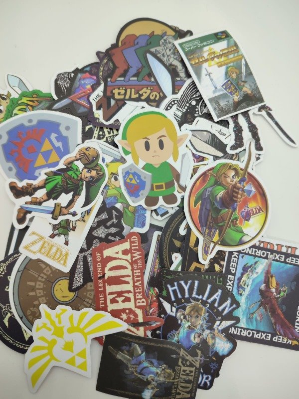 Producto - Stickers Zelda surtidos por 50 unidades