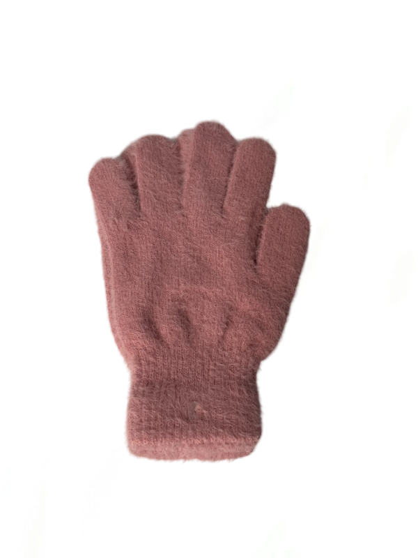 Producto - Guantes simil angora rosa