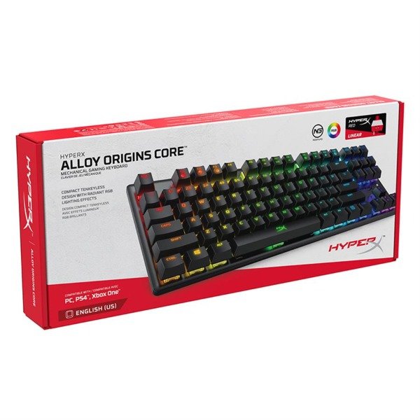Producto - Teclado Gamer Hyperx Alloy Origins Core Color Negro Rgb - 0