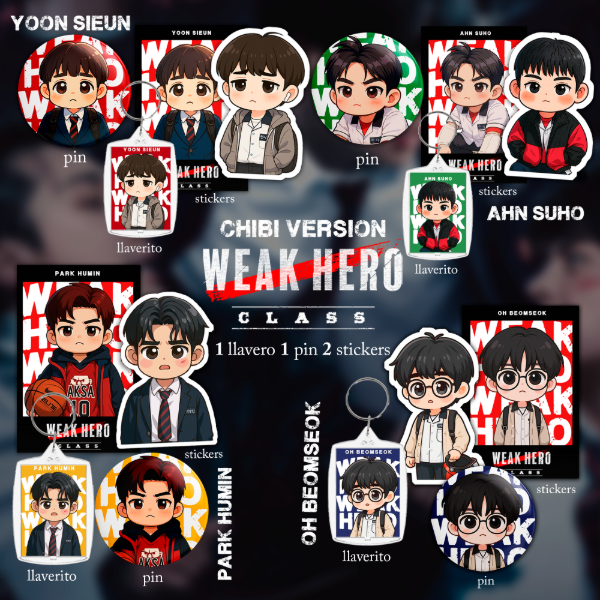 Producto - weak hero pack chibi version