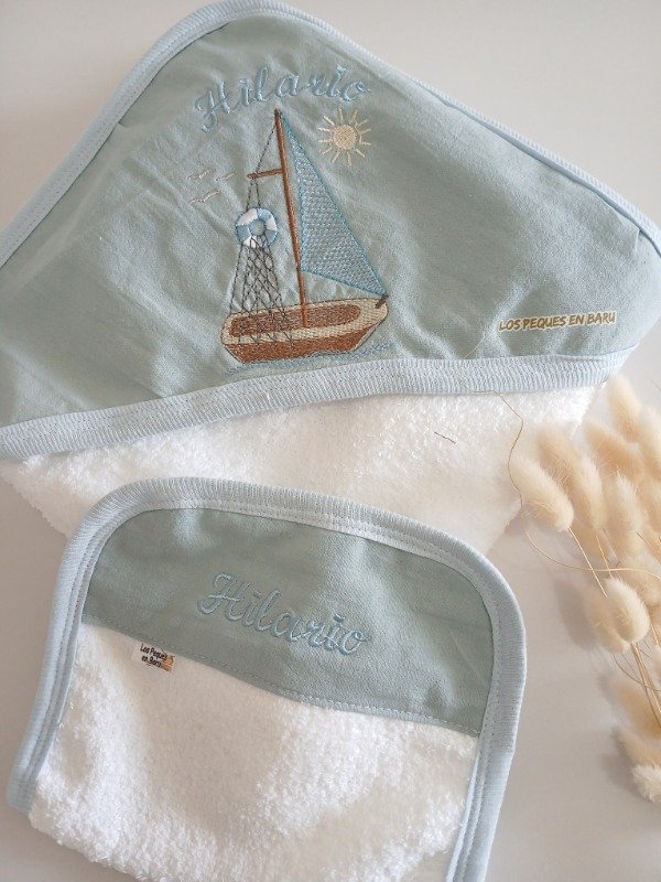 Producto - Toallón velero celeste - 0