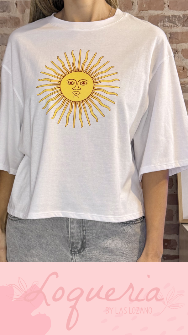 Producto - Remera Boxy Sol