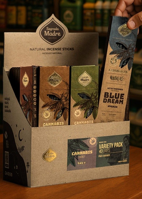 Producto - Sahumerios -  Sagrada Madre- Cannabis