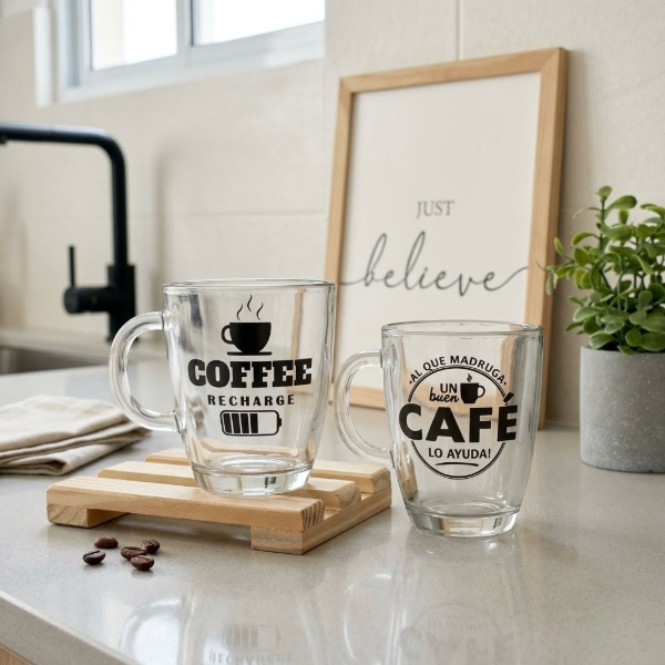 Producto - Taza de vidrio Café