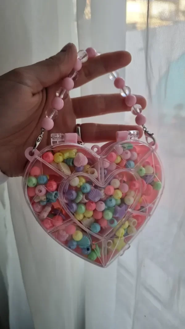 Producto - Carterita para armar bijou rosa