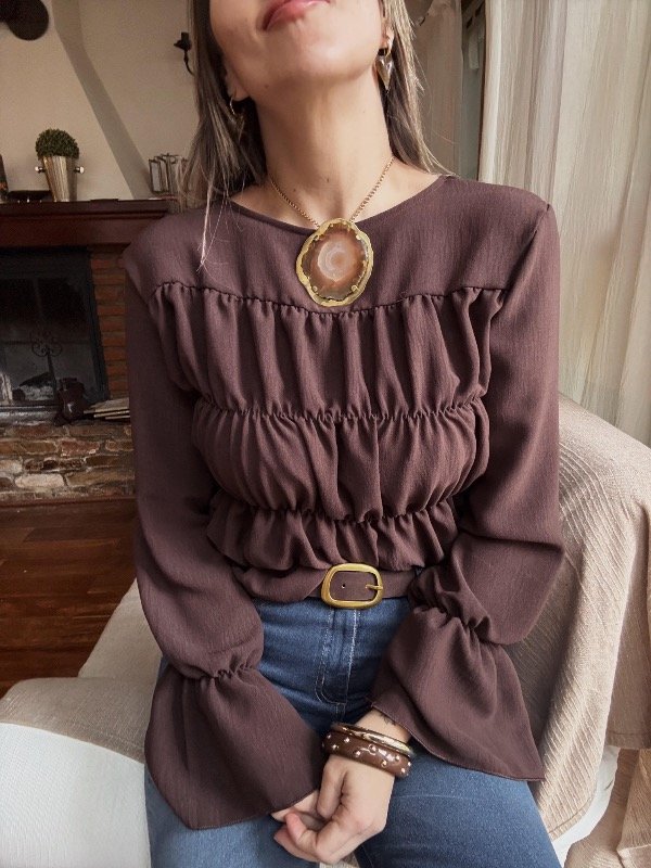 Producto - Blusa madrileña choco
